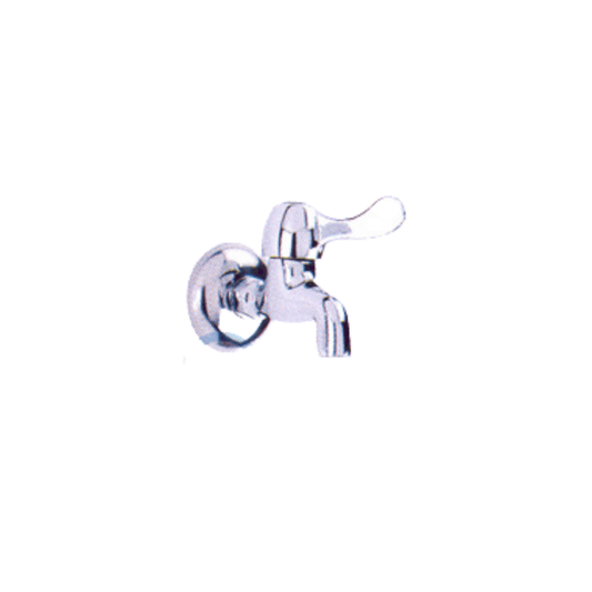 Chrome Tap Bib, Quarter Turn, 1/2" - HUAY1007 MEGA