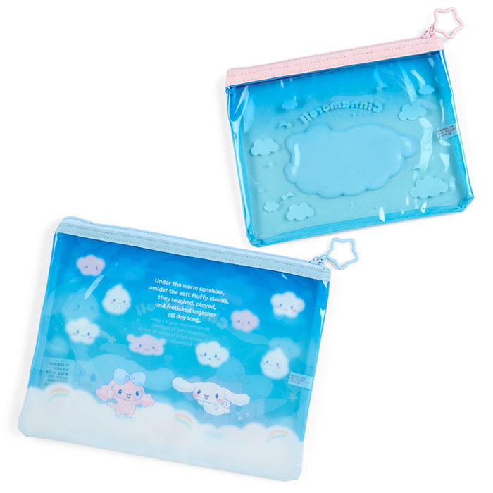 Cinnamoroll 2-Piece Pouch Set (Poron Cloud Series) Bags Japan Original