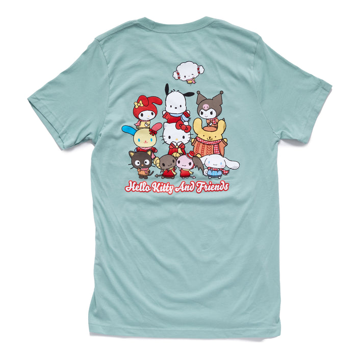 Cinnamoroll Adult Sweater Weather Tee (Light Green) Apparel Mad Engine Global LLC
