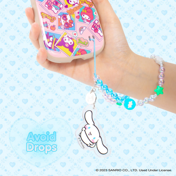 Cinnamoroll Beaded Charm Mobile Phone Wrist Strap Accessory HAMEE