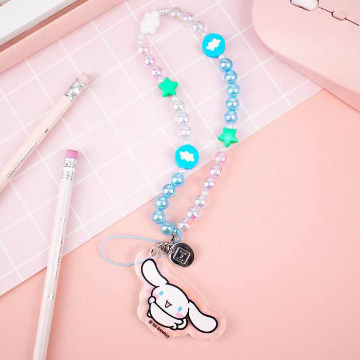 Cinnamoroll Beaded Charm Mobile Phone Wrist Strap Accessory HAMEE
