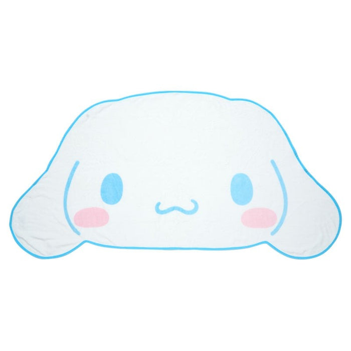 Cinnamoroll Face-Shaped Throw Blanket Home Goods Japan Original