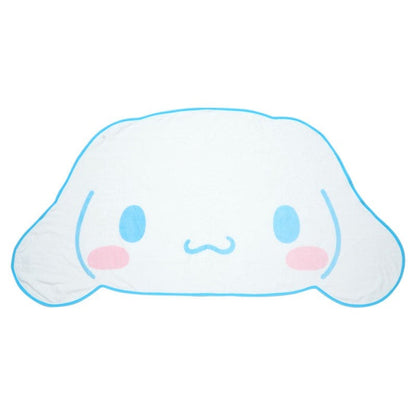 Cinnamoroll Face-Shaped Throw Blanket Home Goods Japan Original