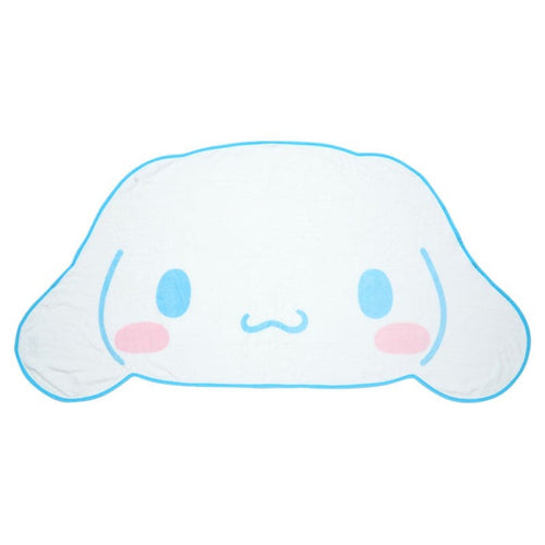 Cinnamoroll Face-Shaped Throw Blanket Home Goods Japan Original