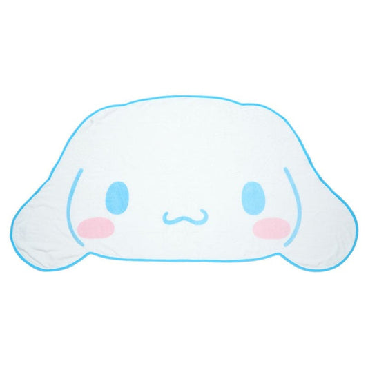 Cinnamoroll Face-Shaped Throw Blanket Home Goods Japan Original