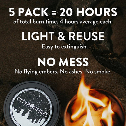City Bonfire - 5 Pack - City Bonfires