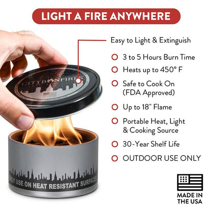 City Bonfire (Portable Fire Pit) - City Bonfires
