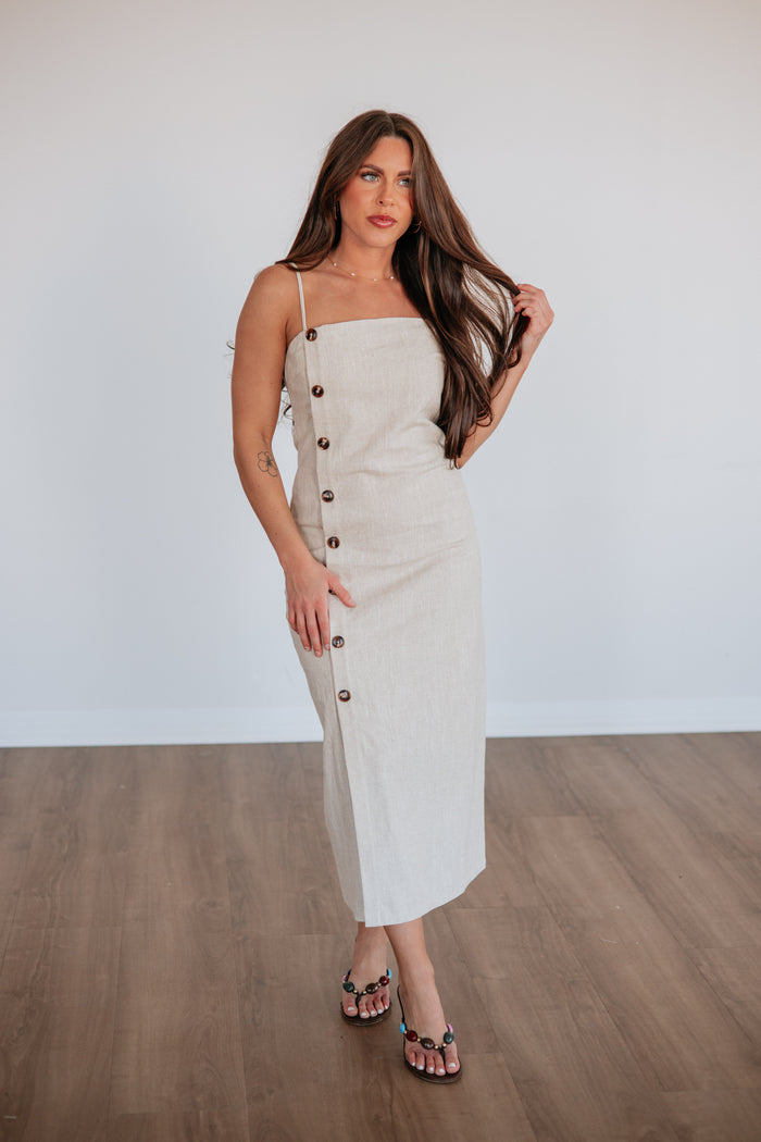 Clarinda Linen Dress
