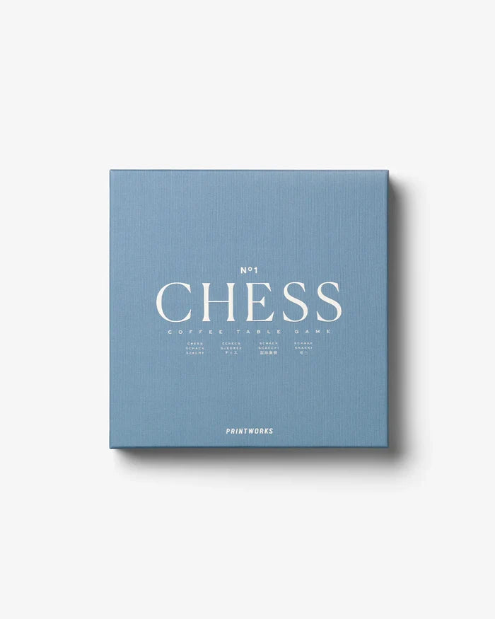 CLASSIC- CHESS, DUSTY BLUE