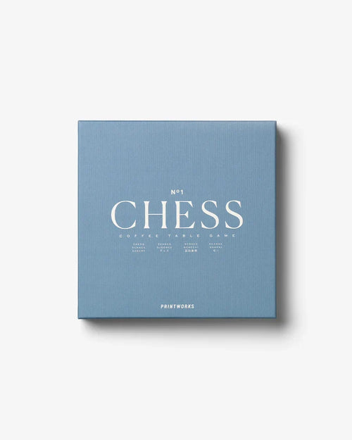 CLASSIC- CHESS, DUSTY BLUE
