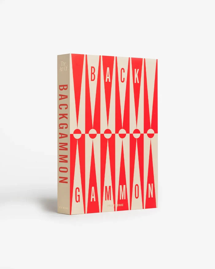 CLASSIC-ART OF BACKGAMMON, RED/CREAM