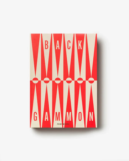 CLASSIC-ART OF BACKGAMMON, RED/CREAM