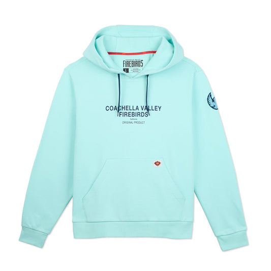 Coachella Valley Firebirds Oversized Ice Blue Hoodie