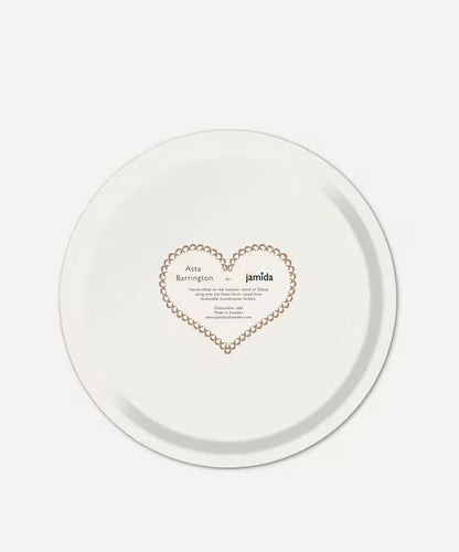 COFFEE BROWN ROUND TRAY