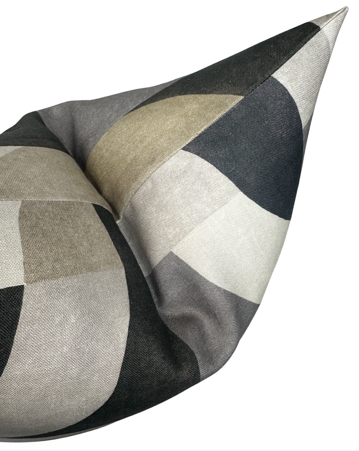 Colonnade Pillow Cover in Onyx, Kelly Wearstler Textiles