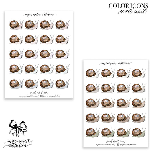 COLOR ICONS | SNAIL MAIL
