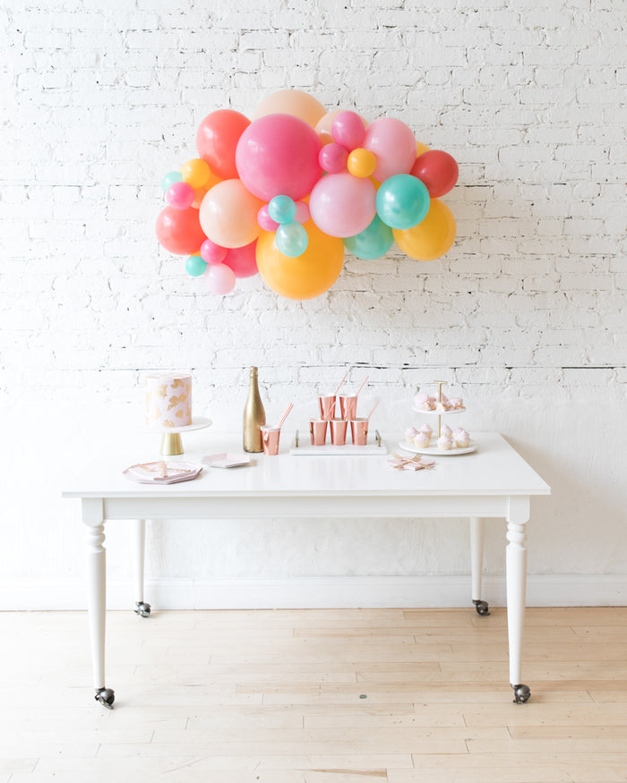 Colorful Bloom - Backdrop Balloon Garland Install Piece
