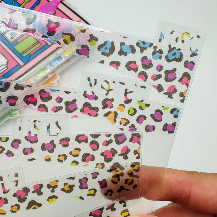 Colorful Leopard Dividers - TOP TABS