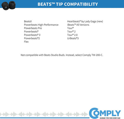 Comply Sport Pro Premium Memory Foam Earphone Tips Large 3 Pairs