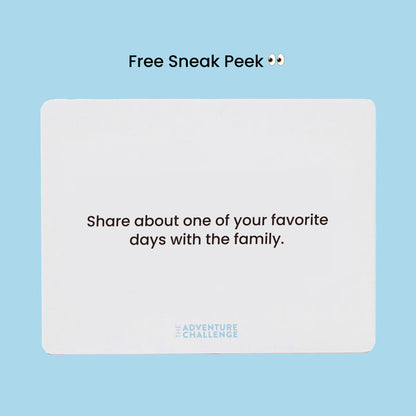 Connection Cards | Family Edition