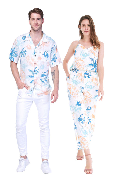 Couple Nihoa Set in Sandy Beach White