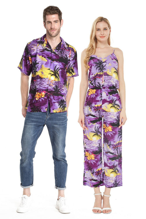 Couple Nihoa Set in Sunset Purple