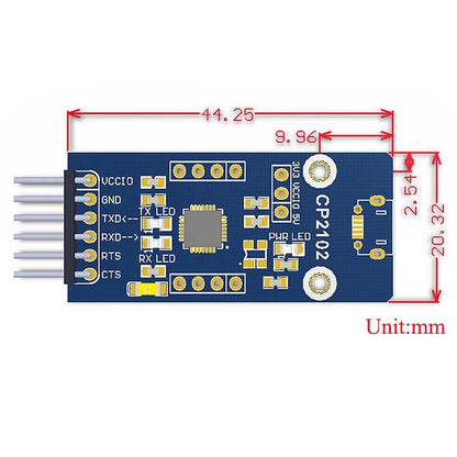CP2102 USB UART Board (Micro-USB) by Waveshare - The Pi Hut