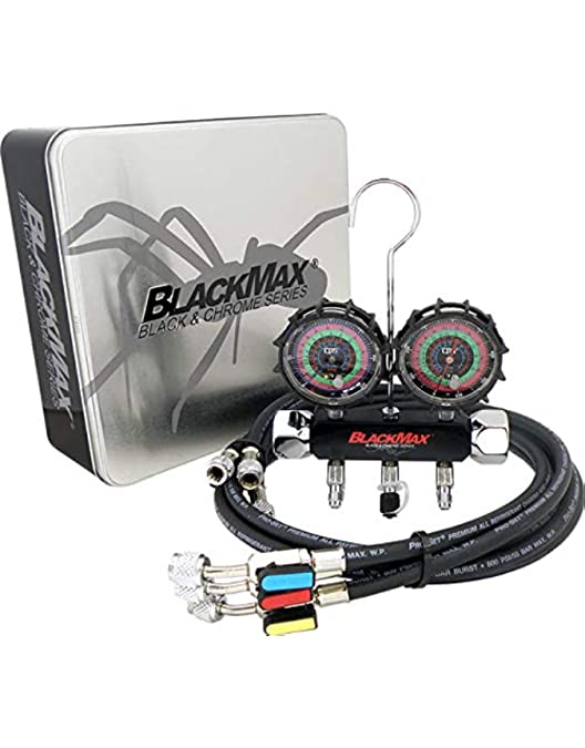 CPS BlackMax Black & Chrome Series MV4H4P5EZ4 Auto AC Tool Set