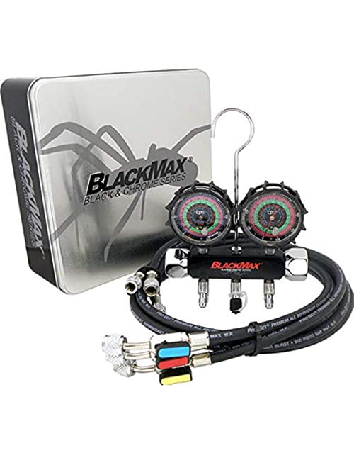 CPS BlackMax Black & Chrome Series MV4H4P5EZ4 Auto AC Tool Set