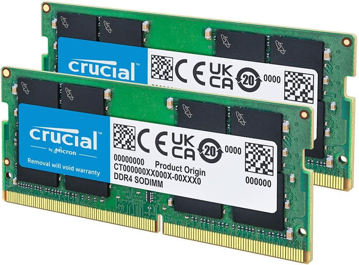 Crucial CT2K8G4SFS824A 16GB Kit 8GBx2 DDR4 2400 MTPS SRx8 SODIMM 260Pin Memory
