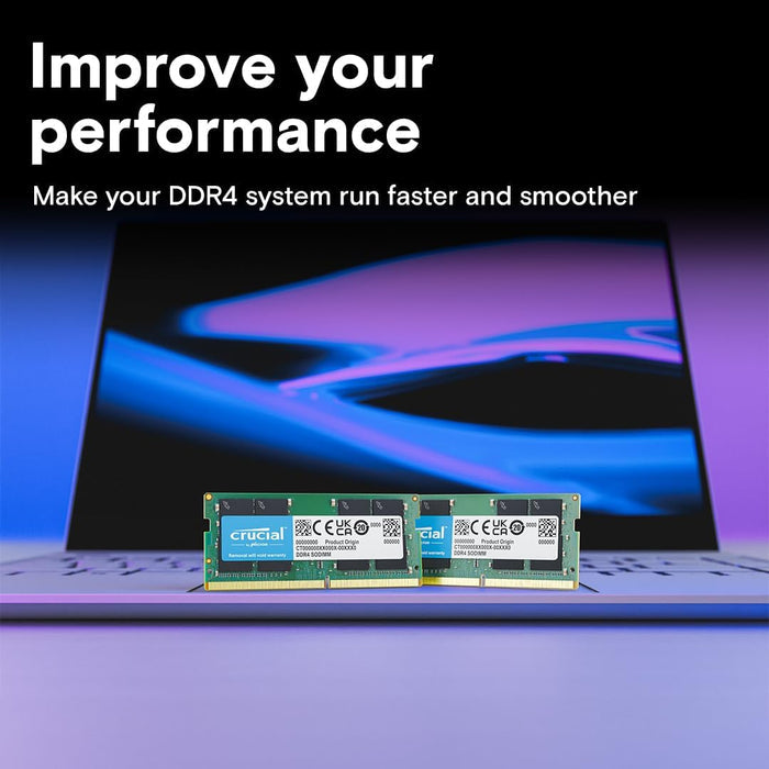 Crucial CT2K8G4SFS824A 16GB Kit 8GBx2 DDR4 2400 MTPS SRx8 SODIMM 260Pin Memory