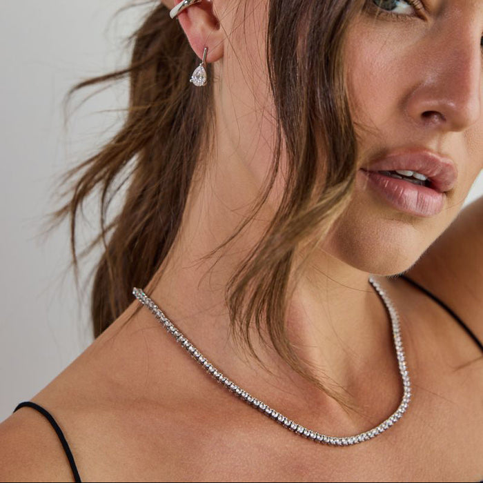 Crystal Tennis Necklace