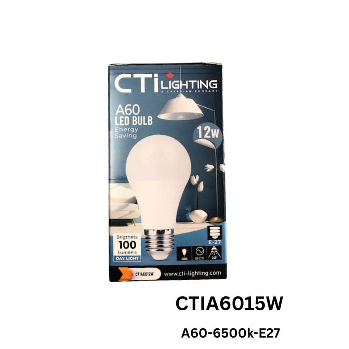 CTI A60 LED LIGHT BULB Long-lasting, eco-friendly LED design-CTIA6015W ebuystt