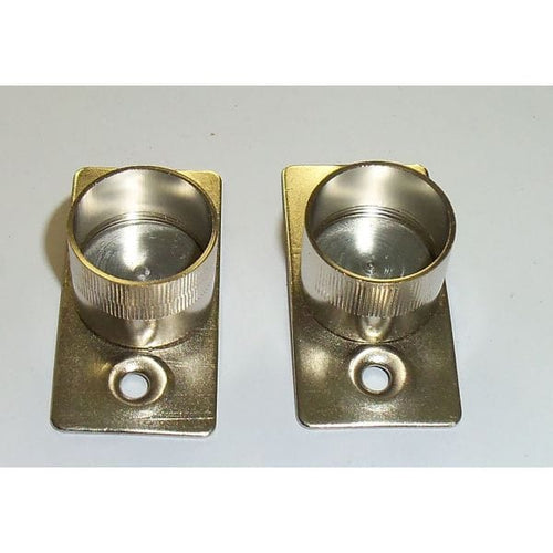 Curtain Rod, Metal Straight Bracket, 3/4" with Screws - 30052 MEGA