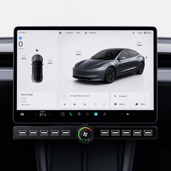 Custom Physical Control Panel for Tesla Model 3/Y