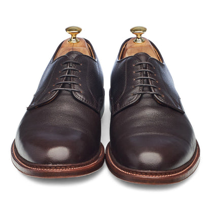'D7405' Dark Brown Grain Leather Derby UK 11.5 US 12 D