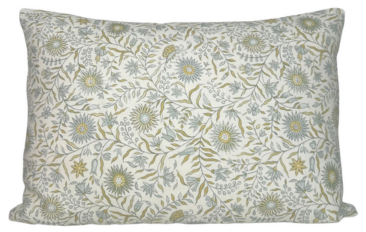 Daisy Chintz Linen Pillow Cover