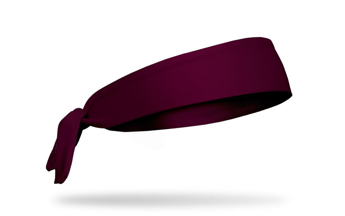 Dark Maroon Flex Tie Headband - View 2