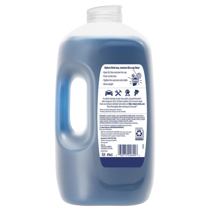 Dawn Platinum Dishwashing Liquid Fresh Rain Scent 2.66 L / 90 oz- 514698 ebuystt