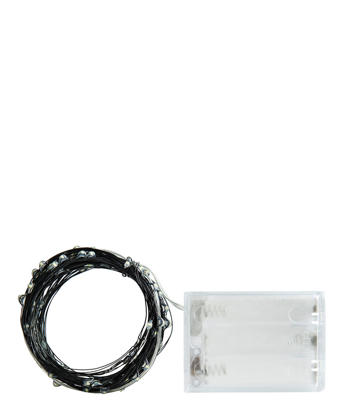 Decorative 10m Wire Lights - Black