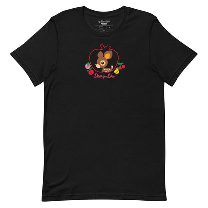 Deery-Lou Sweet Apple Tee Apparel Printful Black XS