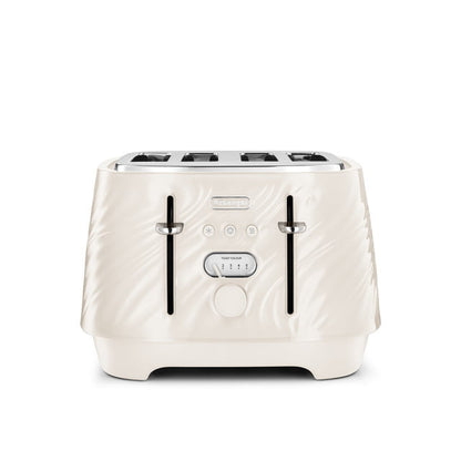 De’Longhi Ballerina Seta 4-Slice Toaster – Cream