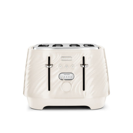 De’Longhi Ballerina Seta 4-Slice Toaster – Cream