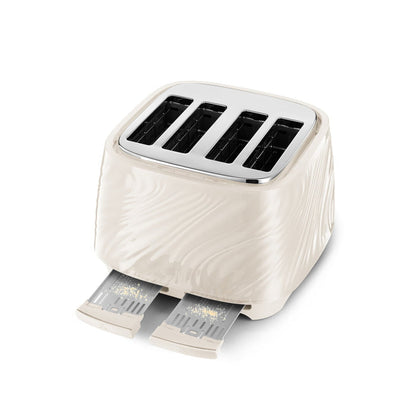 De’Longhi Ballerina Seta 4-Slice Toaster – Cream – view 3