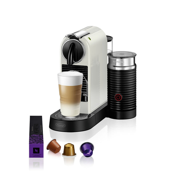 De’Longhi Citiz Espresso Machine & Milk Frother - White