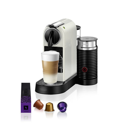 De’Longhi Citiz Espresso Machine & Milk Frother - White