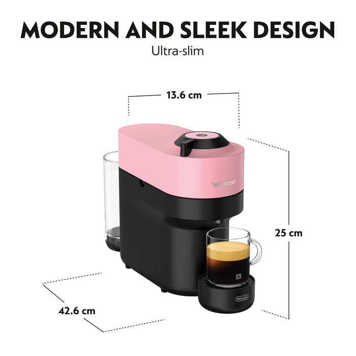 De’Longhi Nespresso Vertuo Pop Capsule Coffee Machine - Pink – view 5
