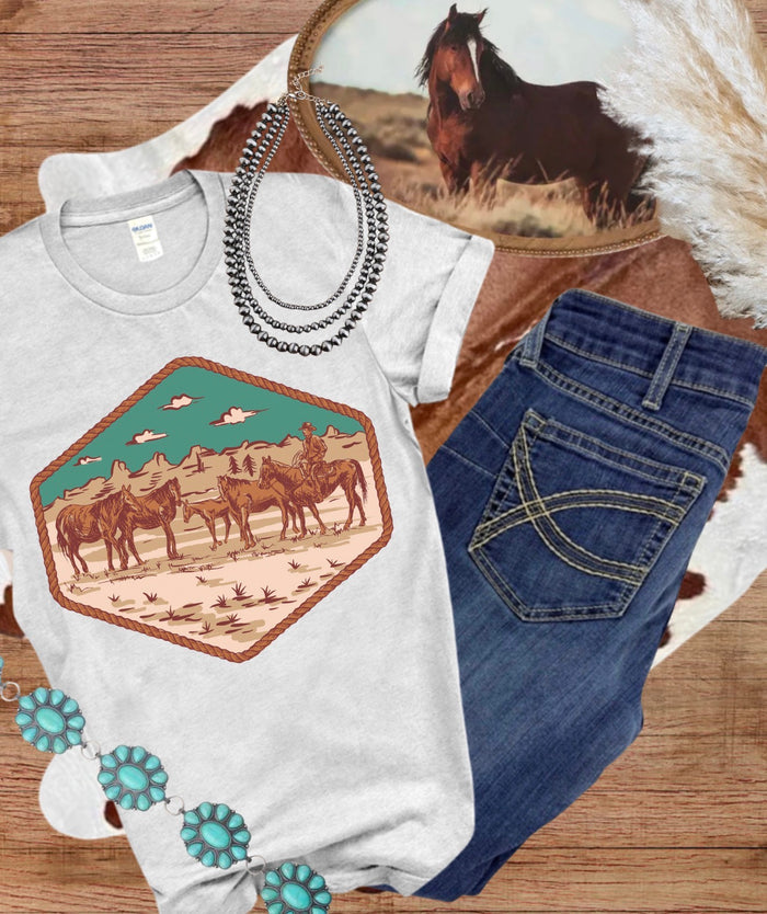Desert Cowboy Graphic Tee