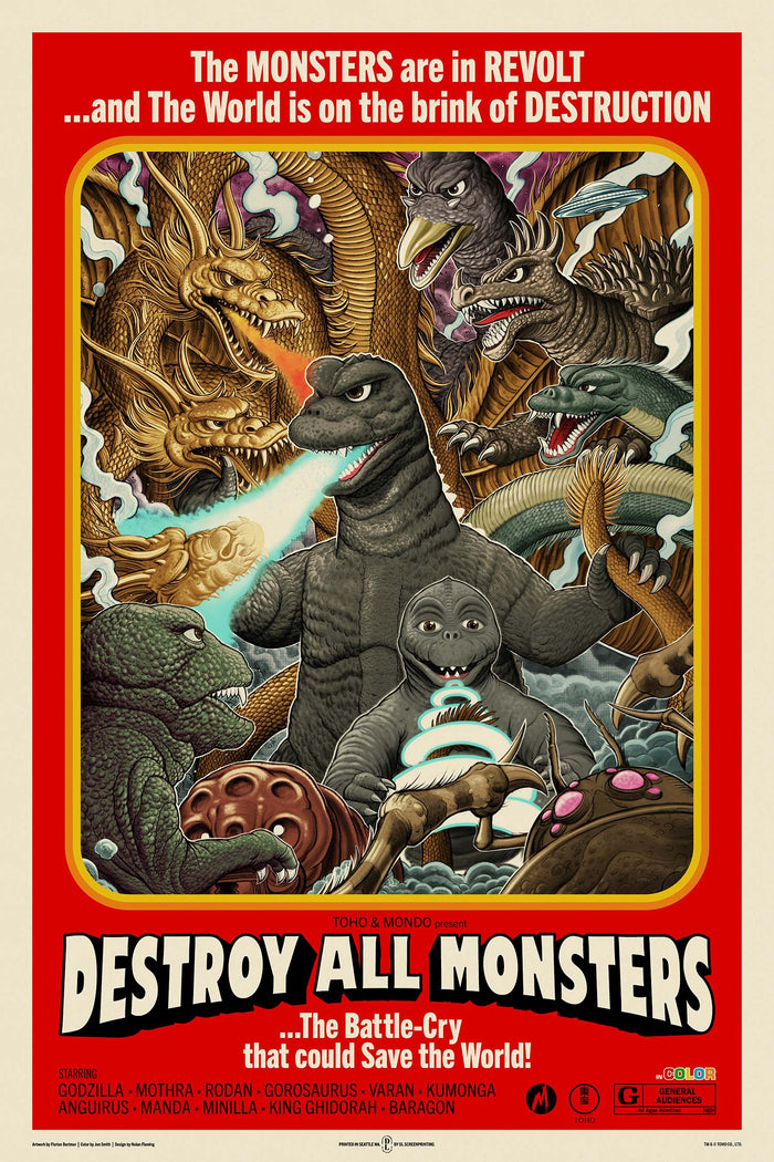 Destroy All Monsters Poster
