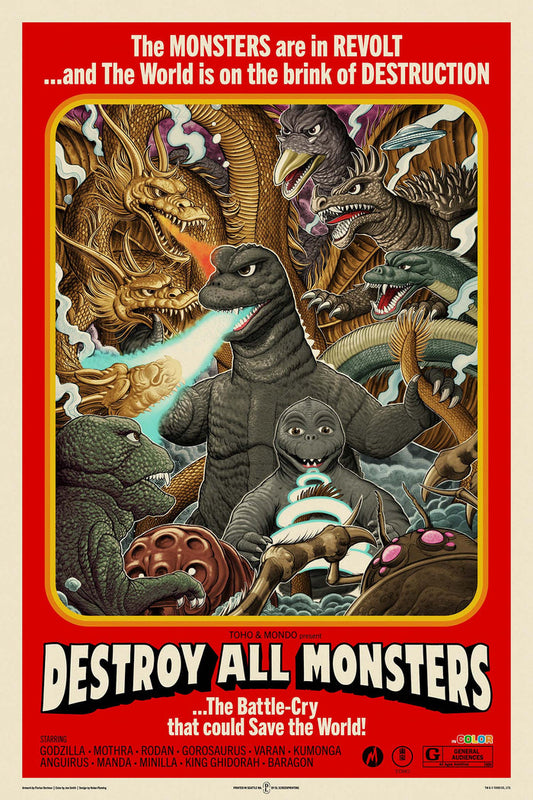 Destroy All Monsters Poster